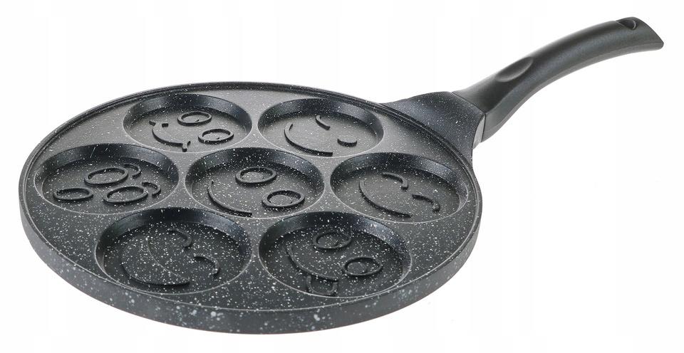 Patelnia 26 cm marmurowa do placków, pancakes i jajek do kuchni nr. 5