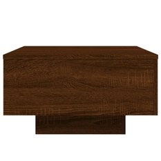 Stolik kawowy 55x55x31 cm brązowy dąb elegancki do salonu - Miniaturka zdjęcia nr 6