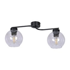 Lampa sufitowa K-2626 AIDEN II 50x21x21 cm do salonu lub pokoju czarny/przezroczysty - Miniaturka zdjęcia nr 1