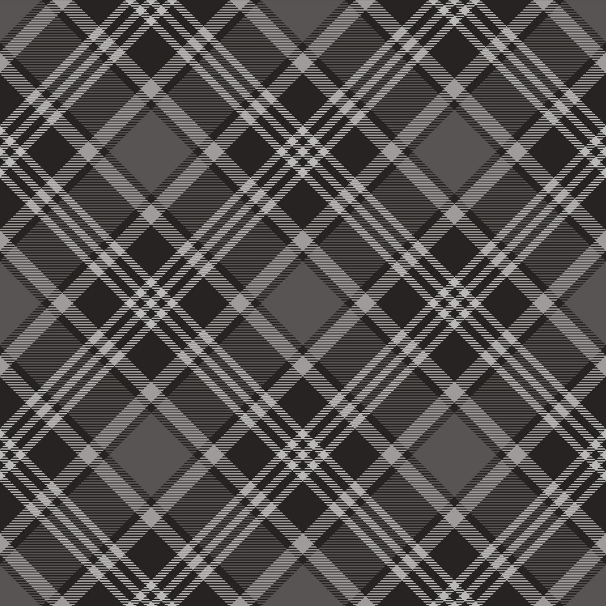 Tapeta Flizelinowa Szary TARTAN Nowoczesna Kratka 53x1000  nr. 8