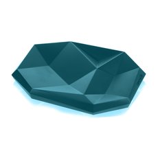 Patera Low-Poly Dark Turquoise Poli - Miniaturka zdjęcia nr 3