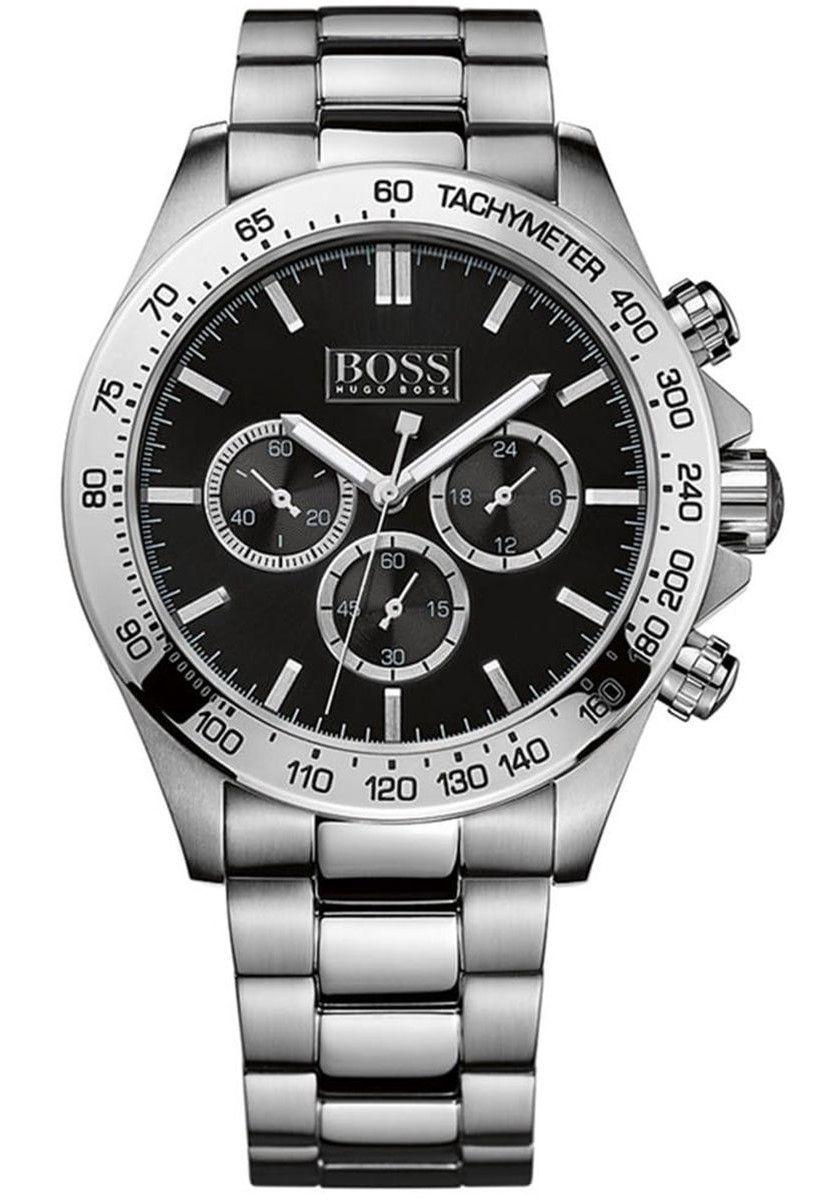 Zegarek Męski Hugo Boss 1512965 Ikon + BOX srebrny idealny na prezent dla niego nr. 1