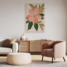 Duży Obraz Do Salonu Tropikalny Kwiat Natura Styl Boho Minimalizm 80x120cm - Miniaturka zdjęcia nr 6