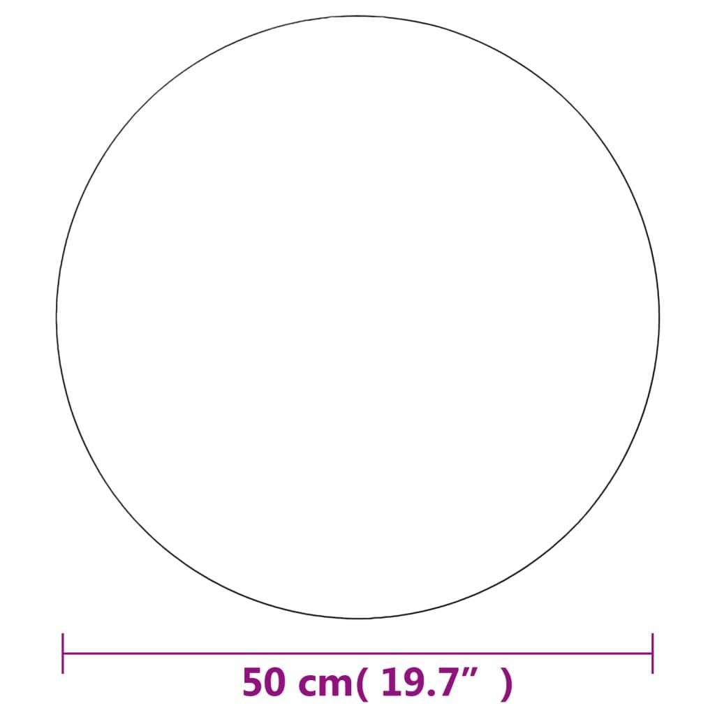 Lustro 50 cm do sypialni łazienki ścienne okrągłe szklane nr. 7