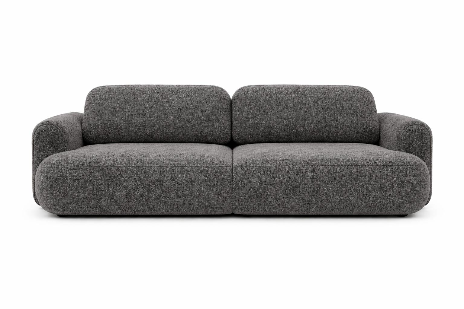 Kanapa rozkładana ITALY 253x110x82 cm LOOP sofa z funkcją spania ciemnoszara nr. 1