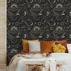 Tapeta Ścienna Wieloryby SŁOŃCE Abstrakcja Boho  - Miniaturka zdjęcia nr 7