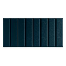Panele tapicerowane 60x15 cm na ścianę prostokąt granatowy - Miniaturka zdjęcia nr 4