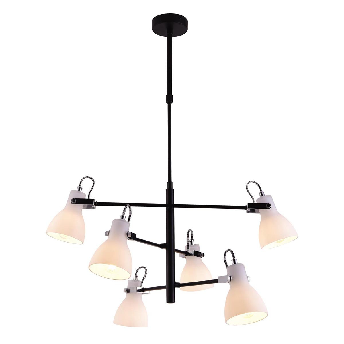 Lampa sufitowa K-8108 KANTI 60x100x60 cm do salonu lub pokoju biały/czarny nr. 1