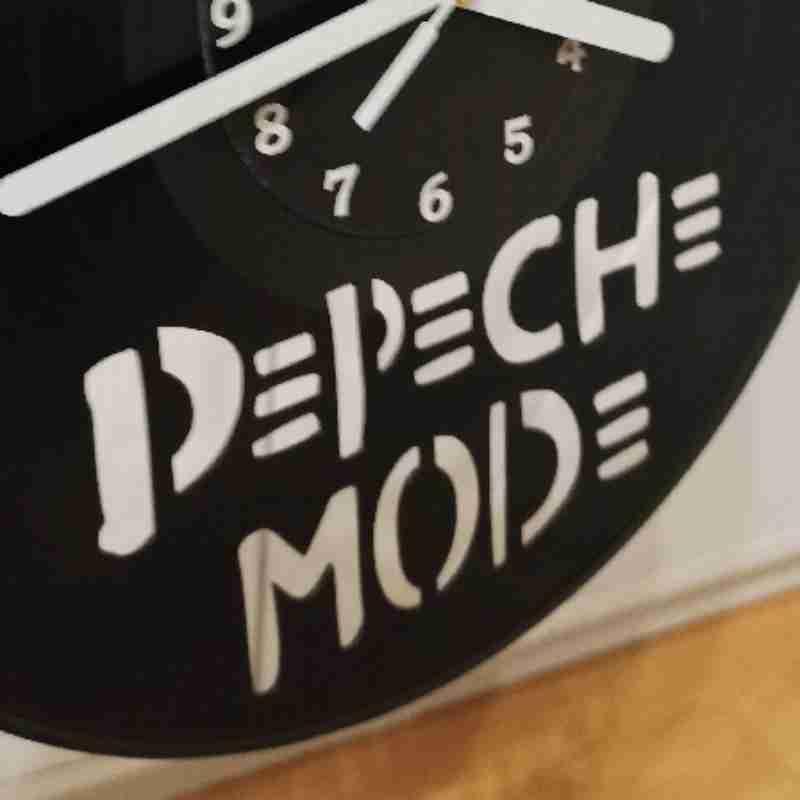 Zegar ścienny z płyty winylowej 30 cm Depeche Mode nr. 3