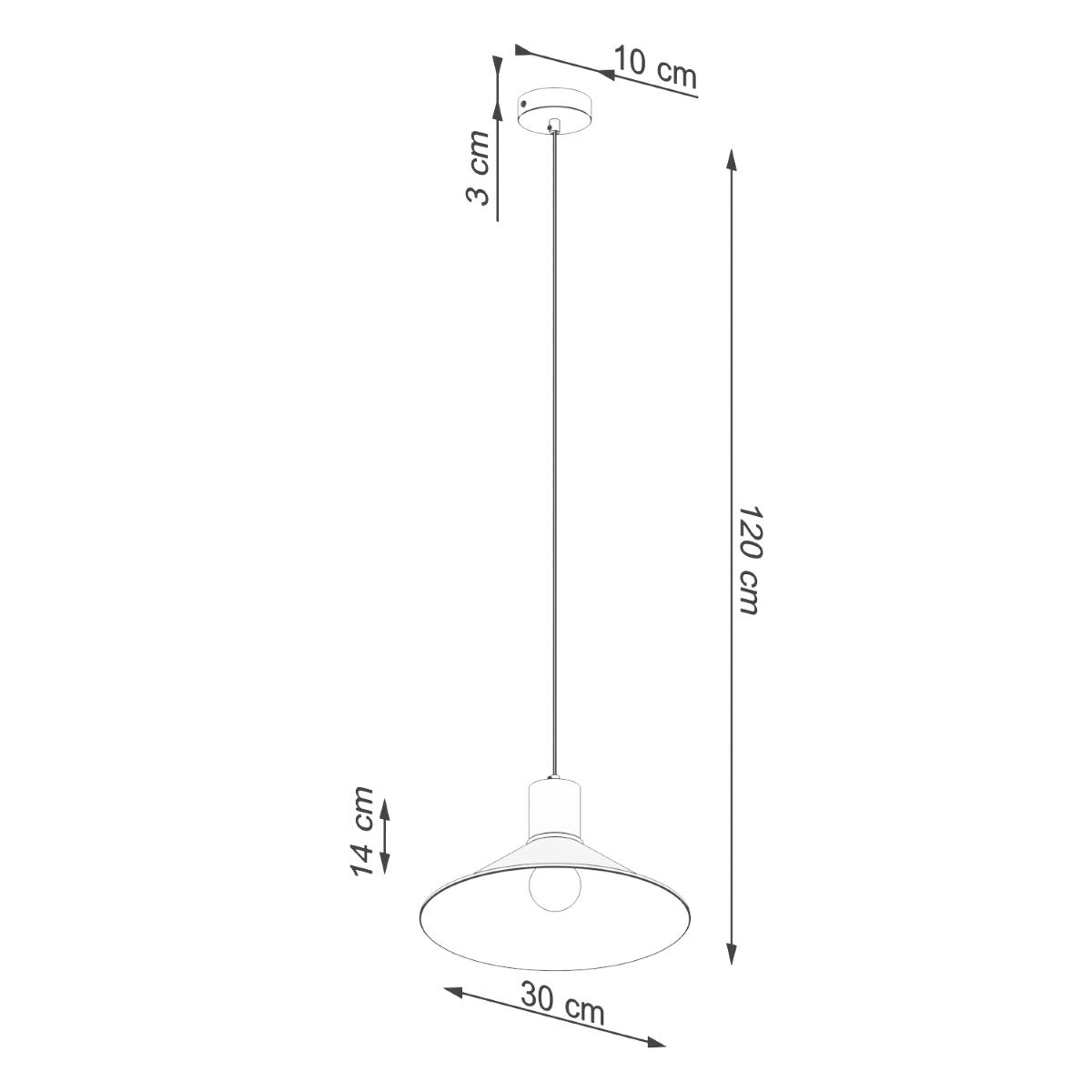 Lampa wisząca JAGA czarna 120x30x30cm nowoczesna E27 do salonu nr. 10