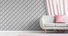Tapeta Do Salonu Wzór Geometryczny ABSTRAKCJA 3D  - Miniaturka zdjęcia nr 5