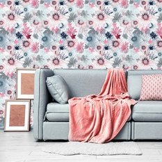 Tapeta Kolorowe Wiosenne KWIATY Natura Do Salonu 53x1000  - Miniaturka zdjęcia nr 5