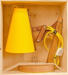 ZORYA - Nowoczesna, unikalna, regulowana, drewniana lampa