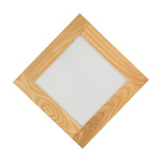 Panel LED 25 x 25 x 5 cm plafon z drewna rustykalny 24W kinkiet 4000K do salonu - Miniaturka zdjęcia nr 5