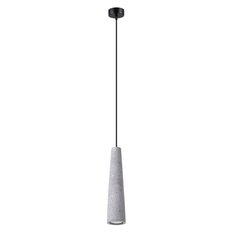 Lampa wisząca ELECTRA beton 125x8x8cm nowoczesna G10 do salonu - Miniaturka zdjęcia nr 1