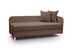 Łóżko BIANKA 87x80x200 cm z funkcją przechowywania do salonu brązowy 