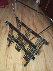Metalowy stojak na gazety Vintage PRL - Miniaturka zdjęcia nr 3