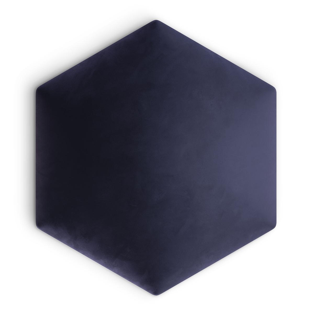 Panele tapicerowane 35x40 cm hexagon magic velvet lawendowy  nr. 2