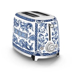 Toster SMEG 31x19,5x19,8 cm Dolce & Gabbana Blu Mediterraneo niebieski do kuchni - Miniaturka zdjęcia nr 5