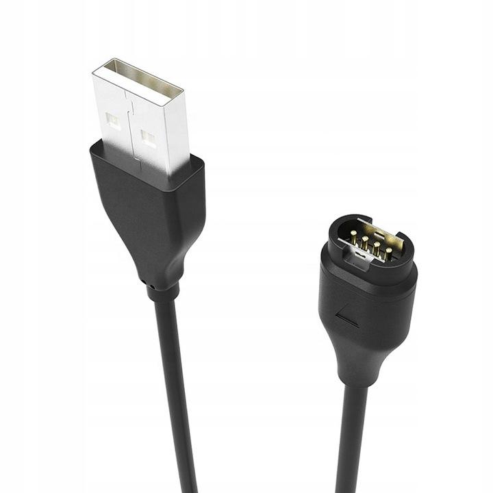 Ładowarka kabel usb do GARMIN FENIX 5 5X 6 6S 6X 7 7X VIVOACTIVE 3 4 4S 5 1m czarny nr. 9