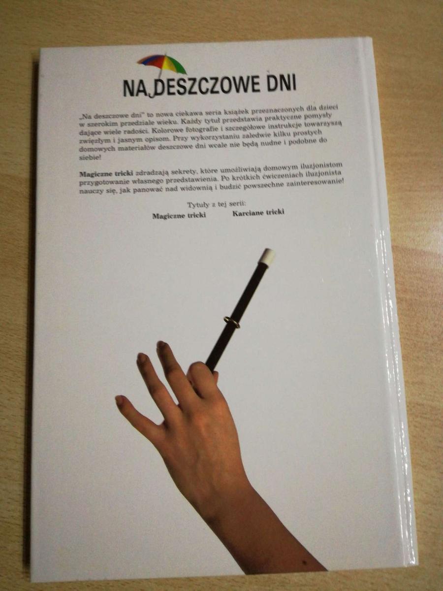 Książka  Magiczne Triki - Na deszczowe dni - Gry i zabawy. nr. 7