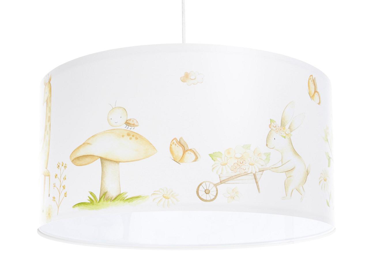 Lampa dziecięca ZAJĄC SWEET DREAMS biała średnica 40 cm do pokoju dziecka nr. 2