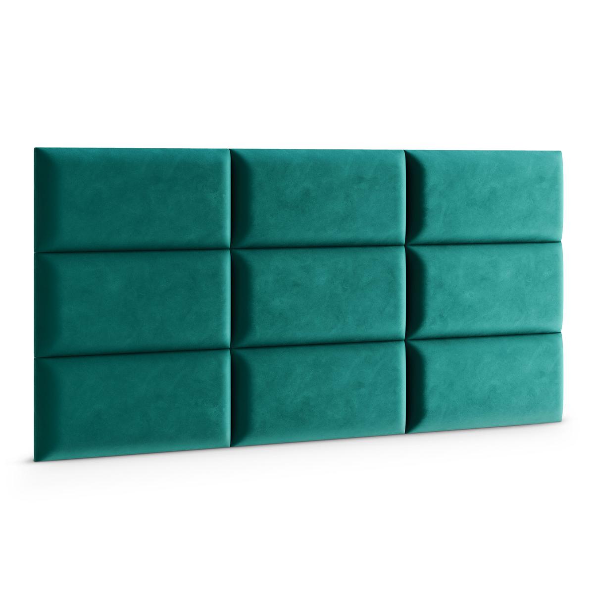 Panele tapicerowane 60x30 cm na ścianę magic velvet turksuowy nr. 3