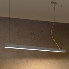 Lampa wisząca PINNE 117 szara 3000K 150x6x118cm nowoczesna LED do salonu - Miniaturka zdjęcia nr 3