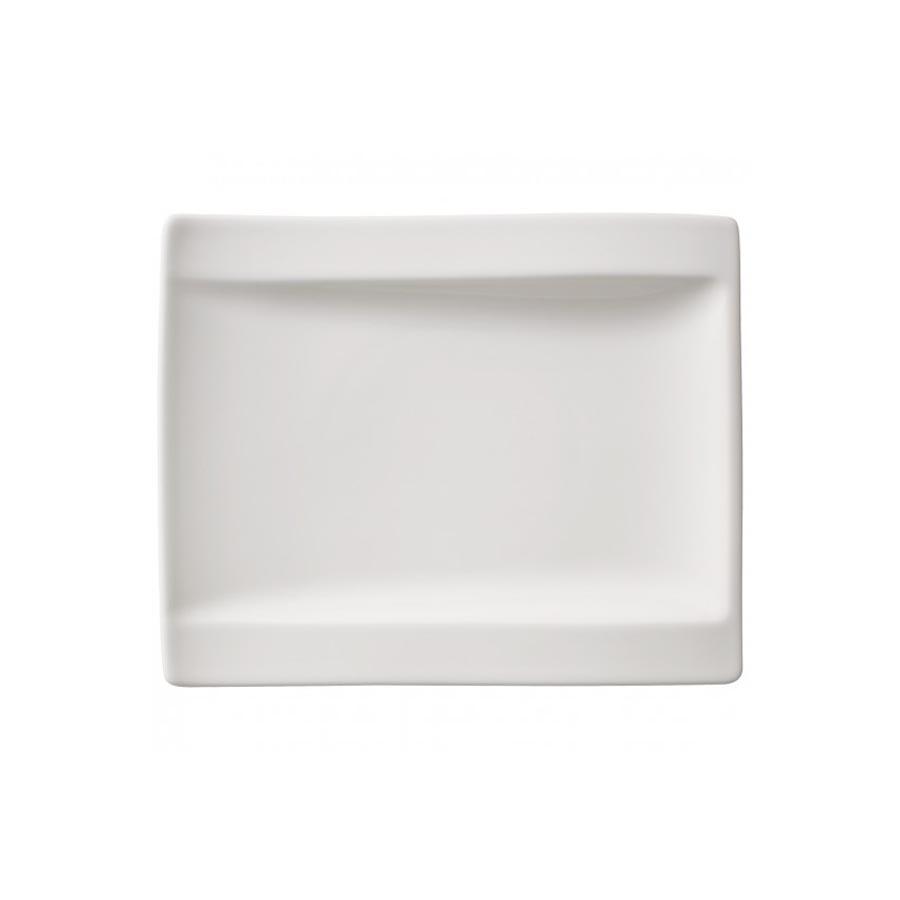 Talerzyk na pieczywo 18x15 cm prostokątny NewWave Villeroy & Boch biały do jadalni