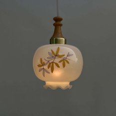 Rustykalna lampa wisząca, VEB Narva Leuchten lata 70. - Miniaturka zdjęcia nr 10