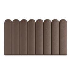 Panele tapicerowane 20x80 cm na ścianę płotek brązowy - Miniaturka zdjęcia nr 4