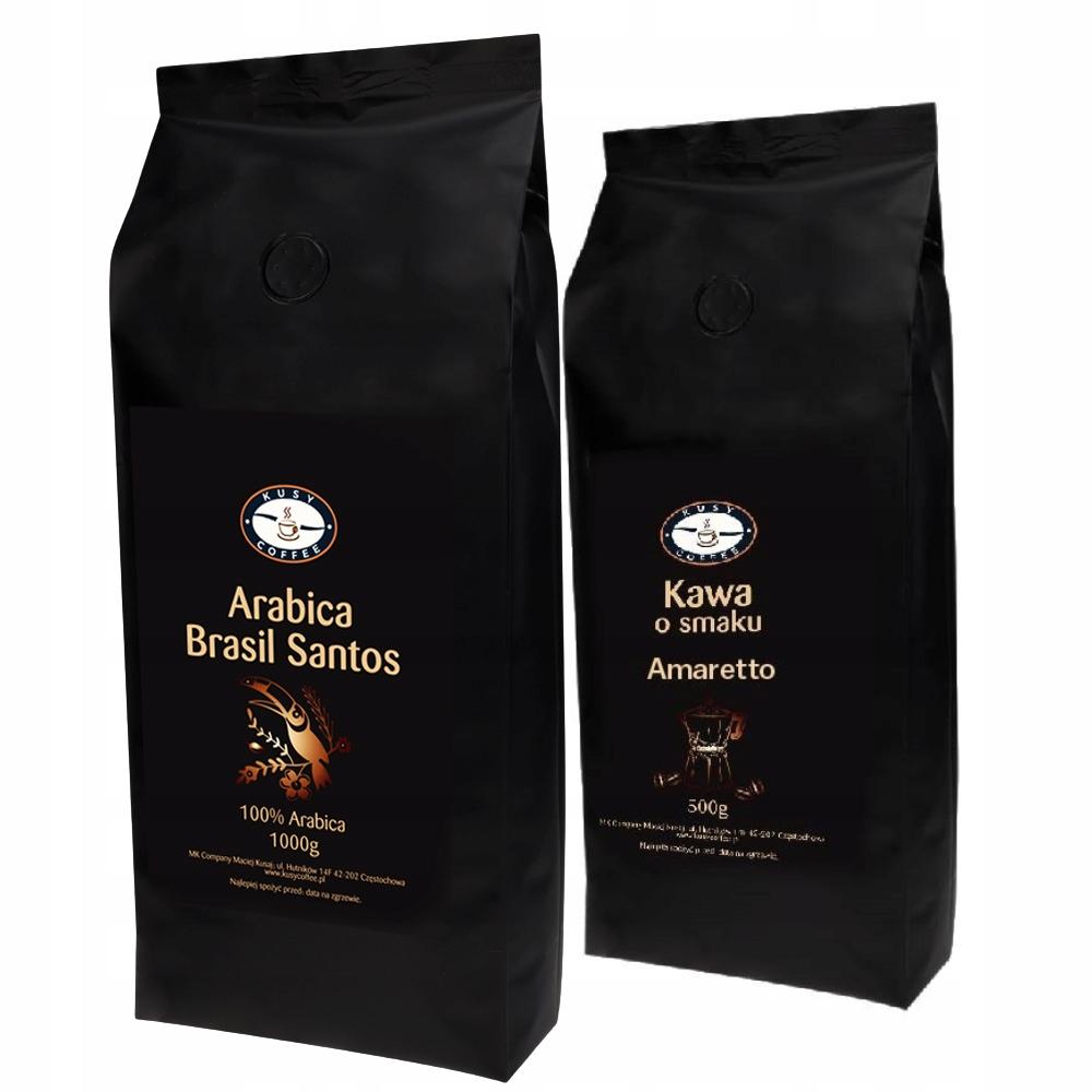 Kawa Ziarnista Brasil 1kg Smakowa 500g Kusy Coffee nr. 1