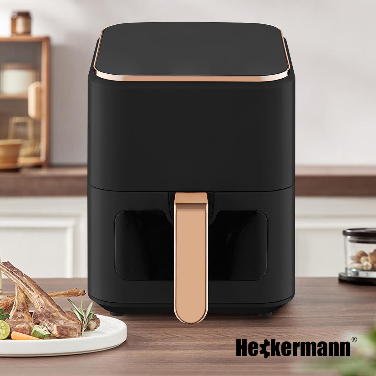 Frytkownica beztłuszczowa Air Fryer 4L Heckermann® RA510D Złota nr. 2