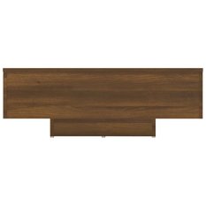 Stolik kawowy 85x55x31 cm brązowy dąb elegancki do salonu - Miniaturka zdjęcia nr 5