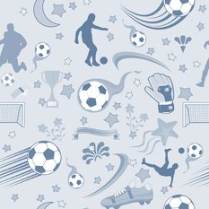 Tapeta Dekoracja do Pokoju Dziecka Piłka Sport 3D Nowoczesna - Miniaturka zdjęcia nr 3