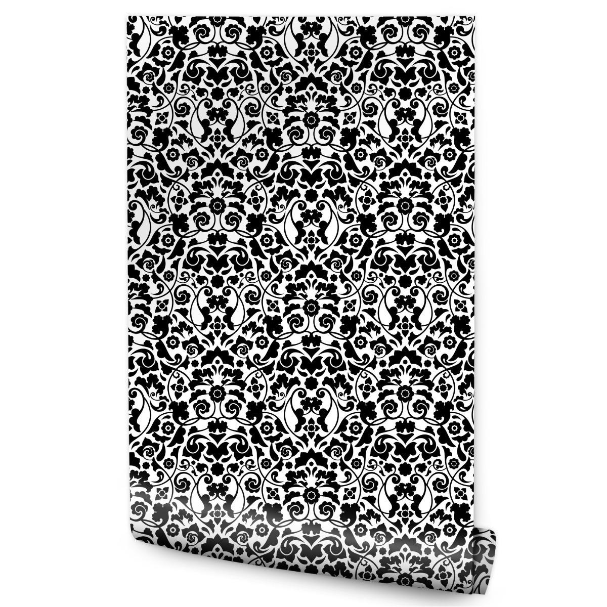 Tapeta Ścienna CZARNO-BIAŁE Ornamenty Modne Wzory  nr. 1