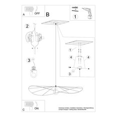 Lampa wisząca ESKOLA 110 czarna 150x110x110cm nowoczesna E27 do salonu - Miniaturka zdjęcia nr 4