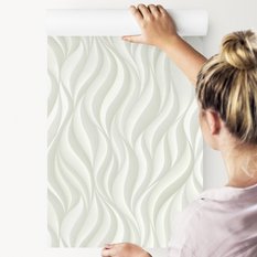 Tapeta Do Salonu ABSTRAKCYJNE Fale 3D Dekoracja - Miniaturka zdjęcia nr 8