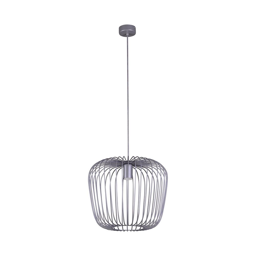 Lampa wisząca K-4100 EDEN 35x95x35 cm do salonu lub pokoju szary