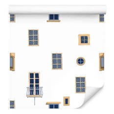Tapeta, Wzór okien i Balkonów, do Salonu  - Miniaturka zdjęcia nr 7