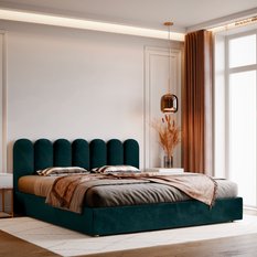 Panele tapicerowane 30x80 na ścianę płotek turkusowy - Miniaturka zdjęcia nr 5