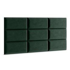 Panele tapicerowane 50x30 cm na ścianę prostokąt butelkowa zieleń - Miniaturka zdjęcia nr 3