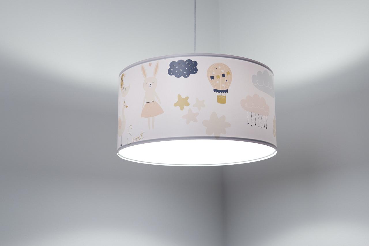 Lampa dziecięca ZAJĄCZEK SWEET DREAMS biała do pokoju dziecka nr. 8