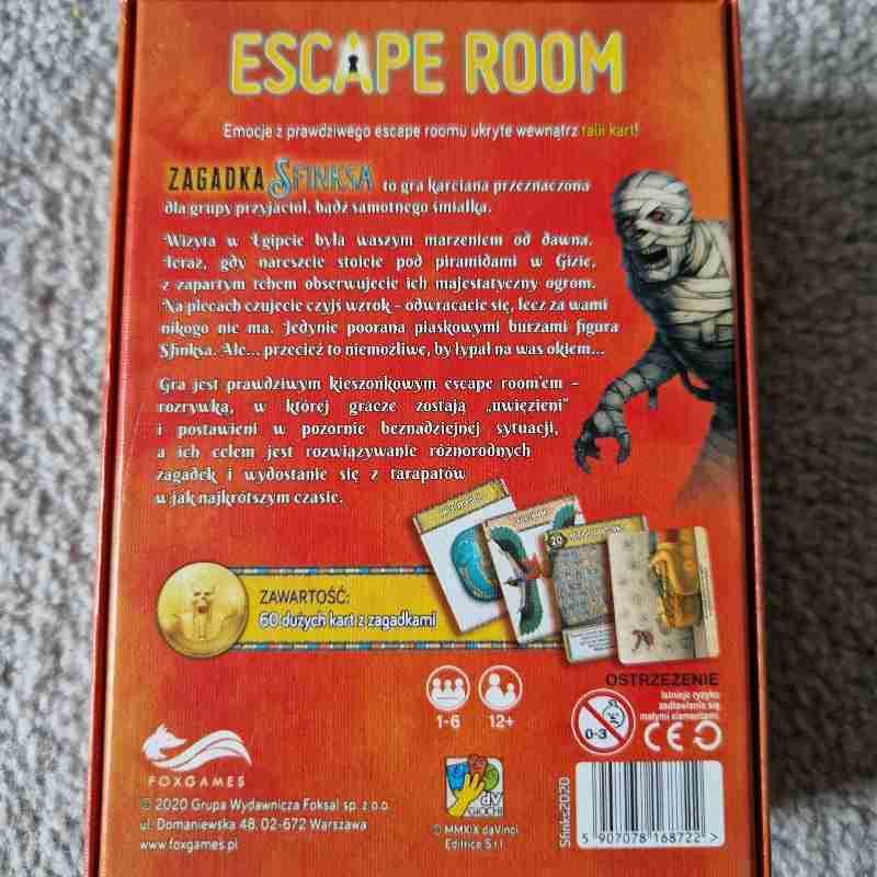 Gra planszowa Escape Room Zagadka Sfinksa