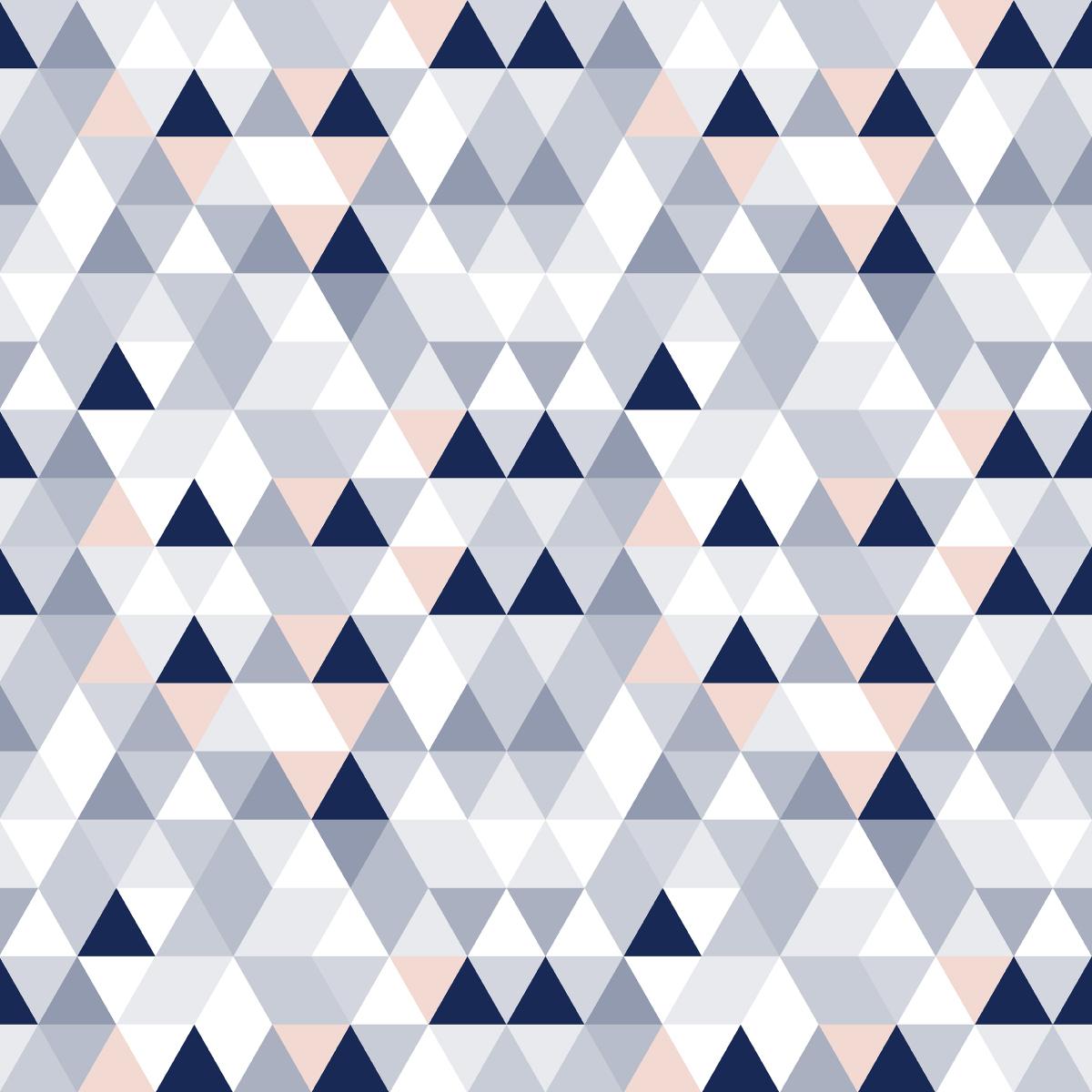 Tapeta Pastelowe TRÓJKĄTY Wzór Geometryczny Dekor 53x1000  nr. 7