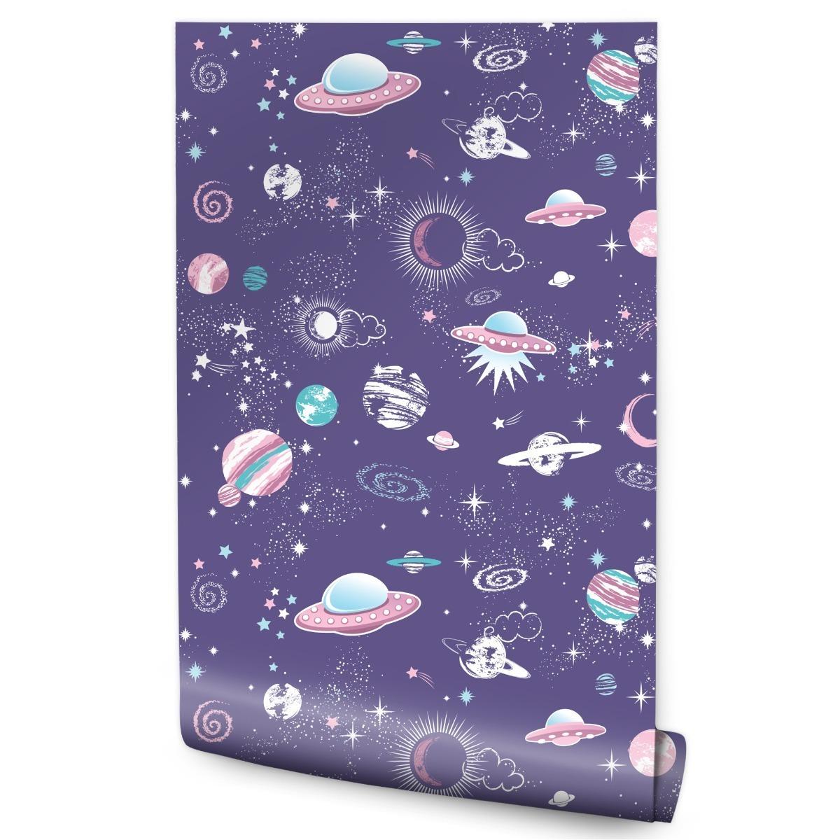 Tapeta Do Pokoju Chłopca Gwiazdy KOSMOS Planety 