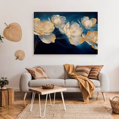 Obraz Na Płótnie Kwiaty Ekskluzywne Natura 90x60 Do Sypialni - Miniaturka zdjęcia nr 3