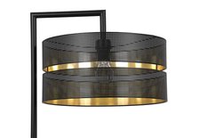 Lampa podłogowa K-5225 ZIMBO 40x160x44 cm do salonu lub pokoju czarny/złoty - Miniaturka zdjęcia nr 4