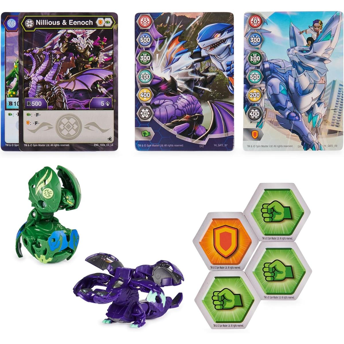 Puszka kolekcjonera + garganoid x webam + mystery bakugan legends baku-tin dla dziecka nr. 3