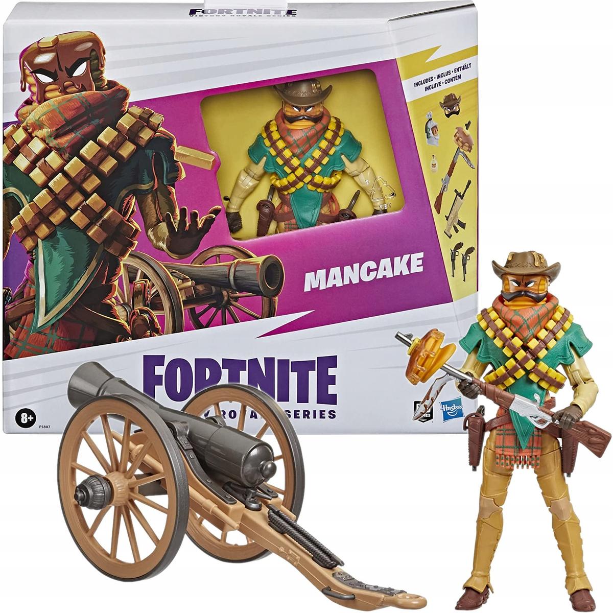 Figurka MANCAKE + armata fortnite victory royales dla dziecka 